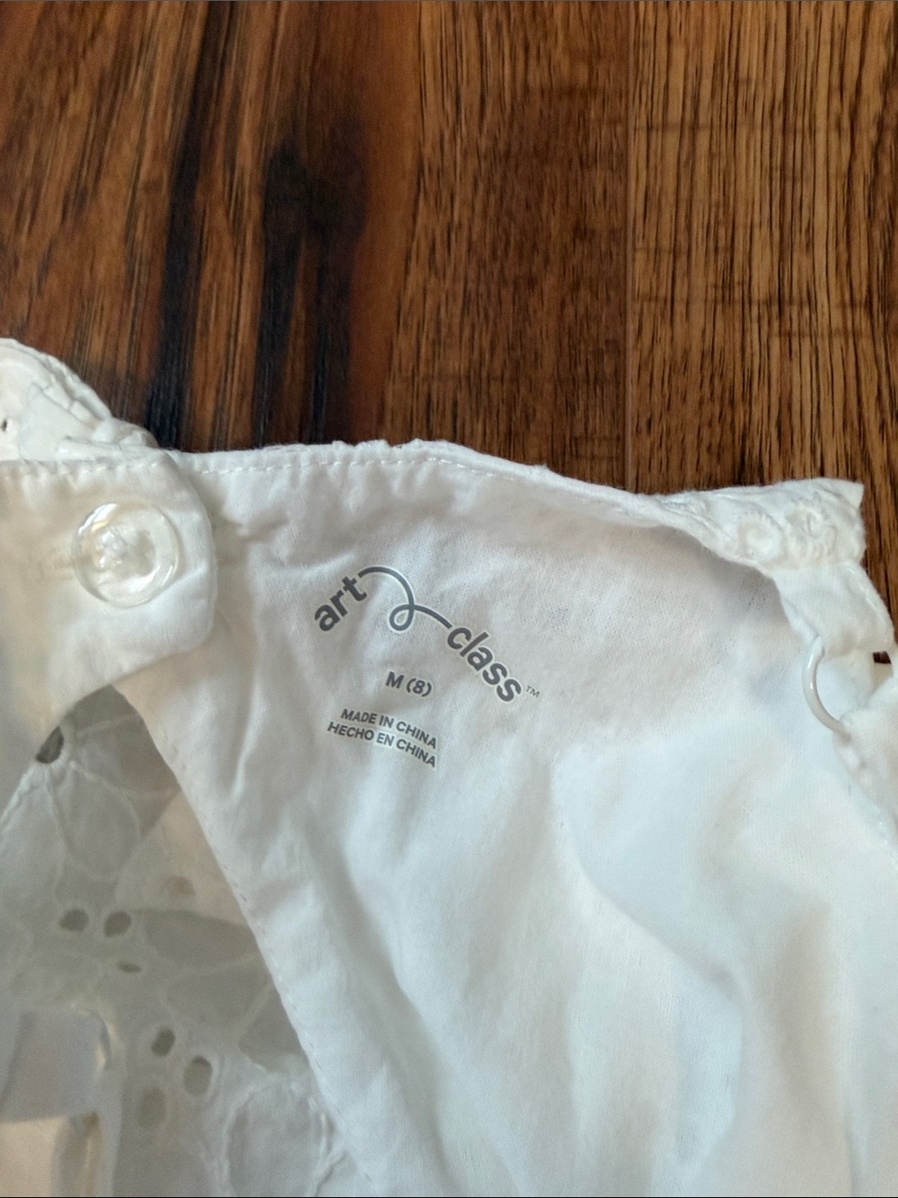 Target White Eyelet Sundress with Adjustable Straps - Picture 3 of 3